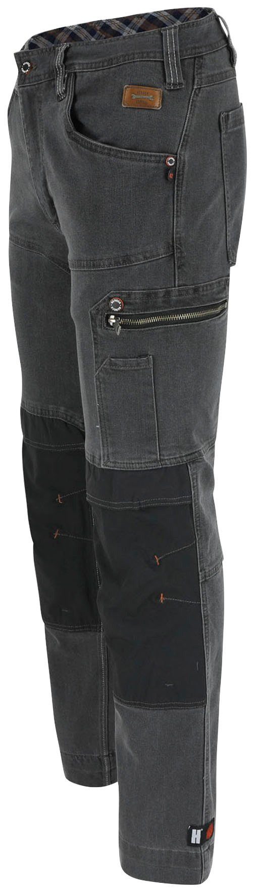 Herock Arbeitshose Sphinx Hoses Stretch-Jeanshose, mehreren Taschen, mit Coolmax® und Thermolite®