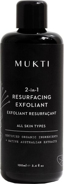 Mukti Organics 2-in-1 Resurfacing Exfoliant Gesichtspeeling