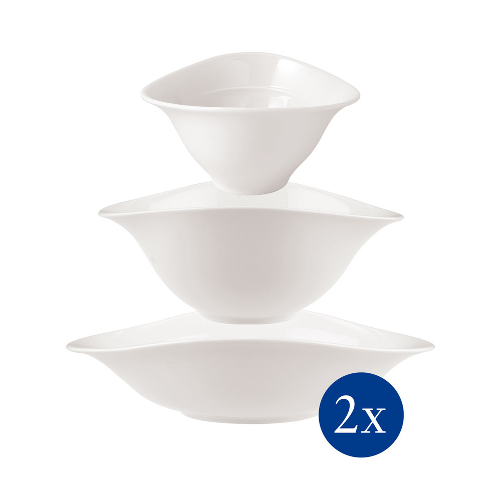 Villeroy & Boch Trio de coupelles 6pièces Vapiano vaisselle