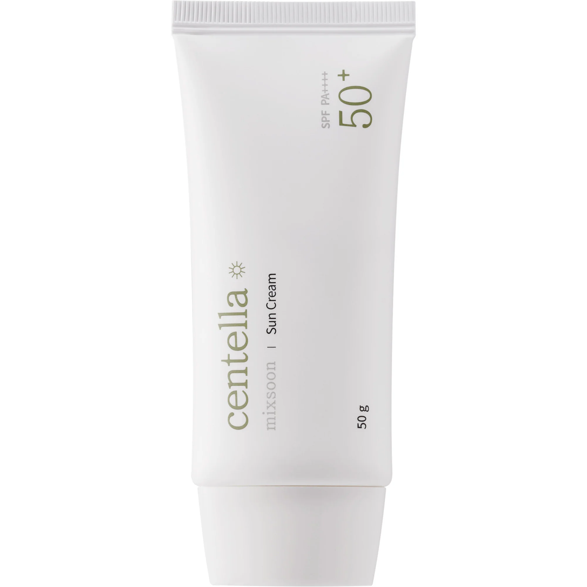 Crema solar de Centella SPF50+ PA++++ - Tratamientos protectores, crema solar corporal de alta protección.