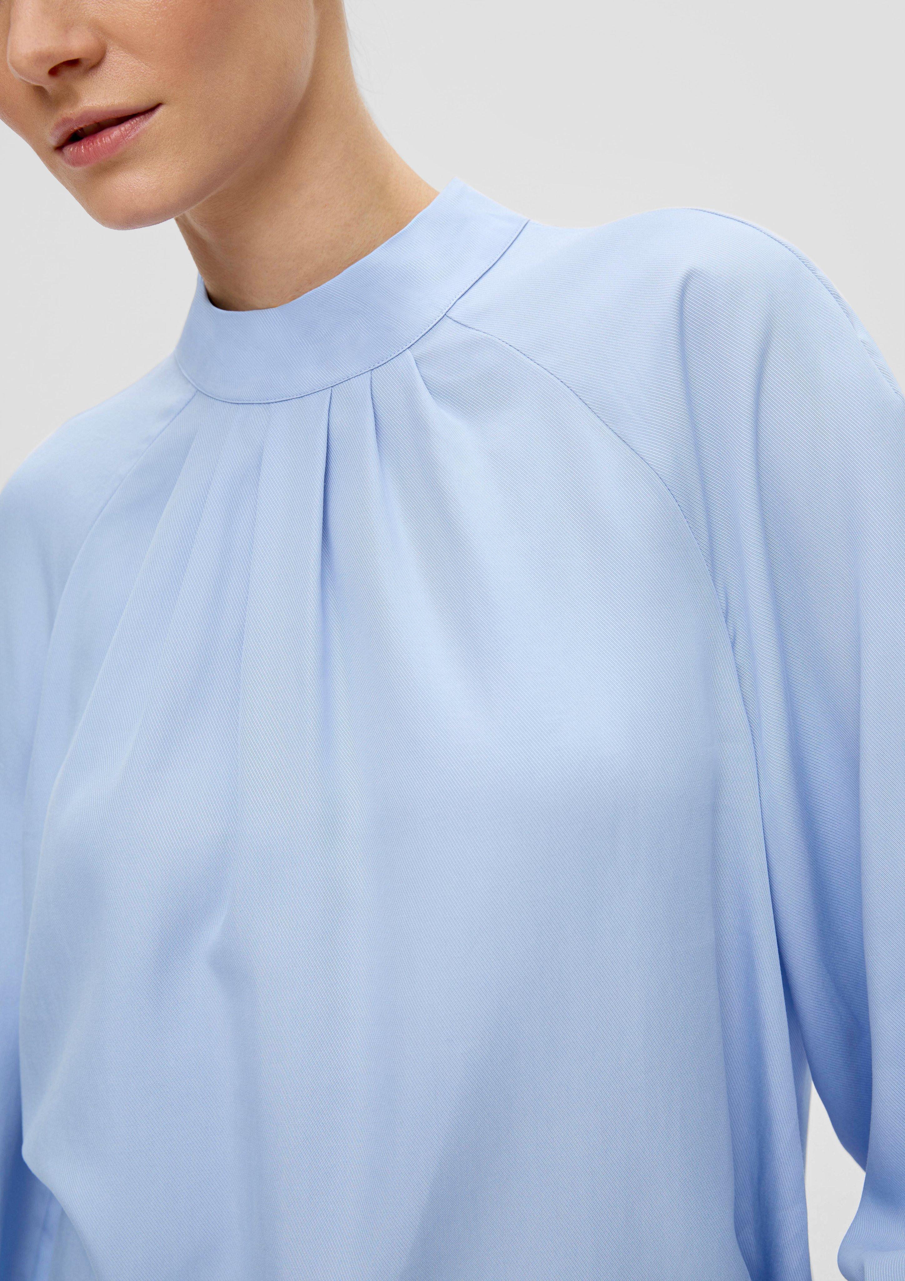 Hochgeschlossene Bluse aus Lyocell  2139172-5071