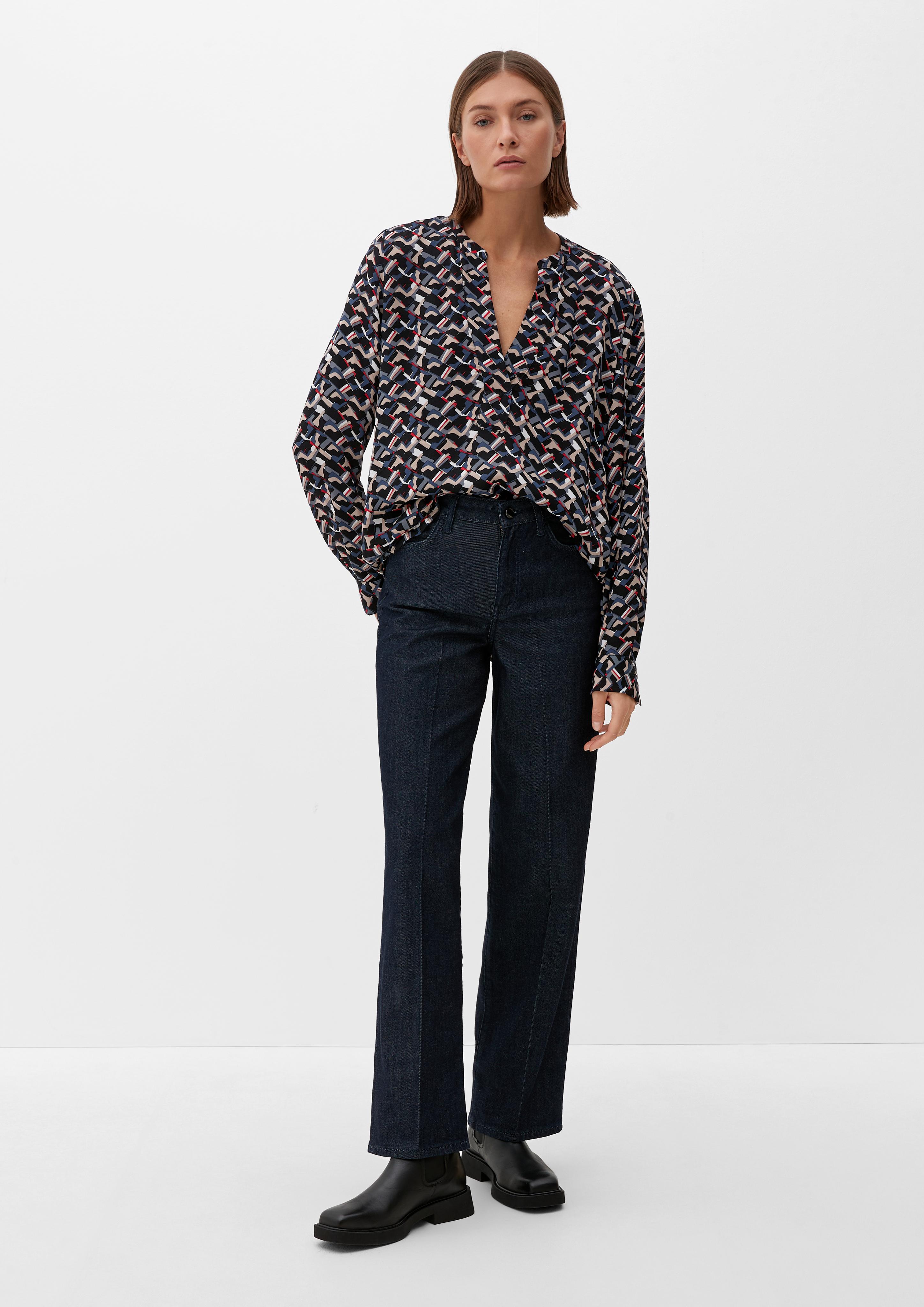 Bluse aus Viskosecrêpe  2121616-99A1