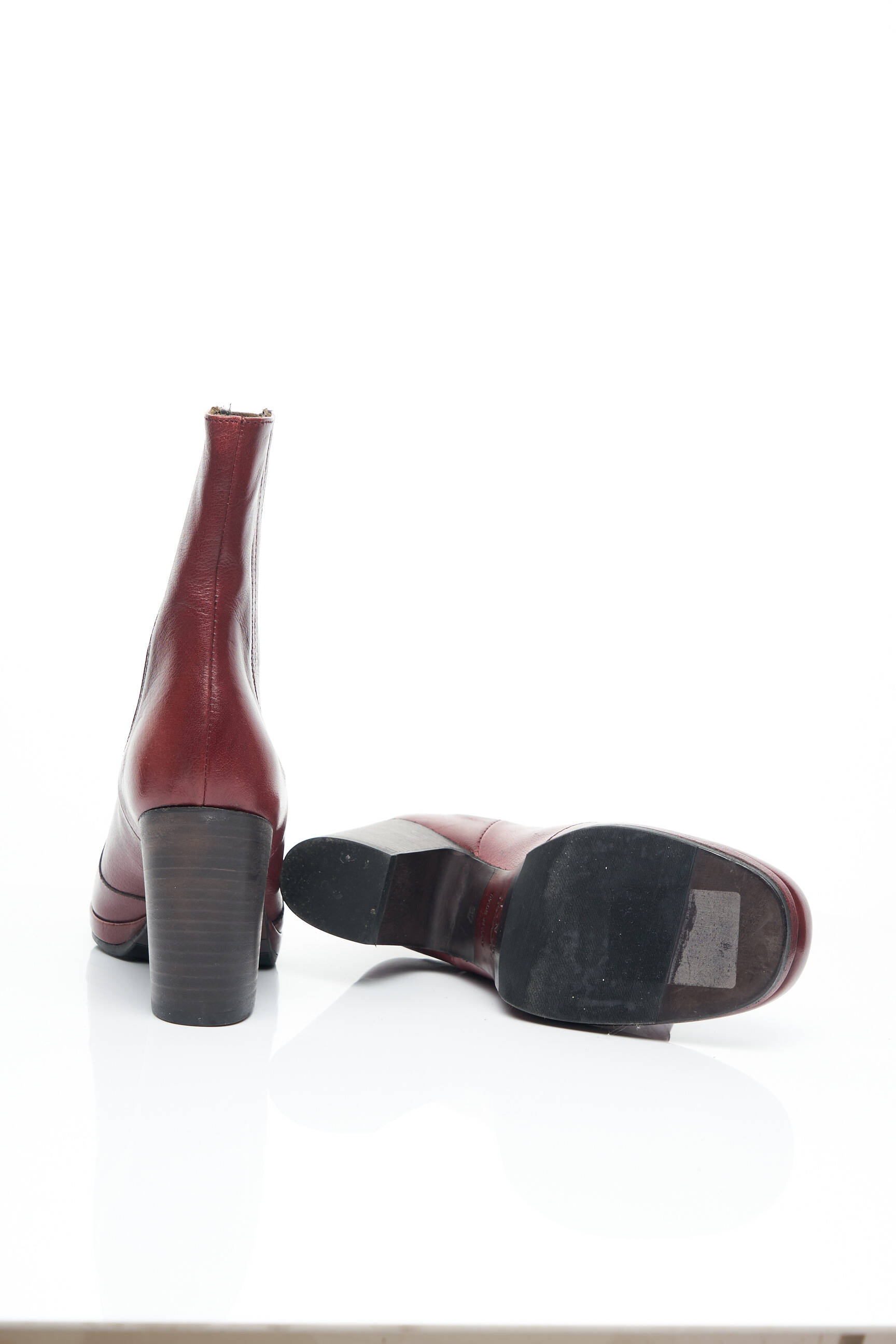 Ink Bottines Femme couleur rouge