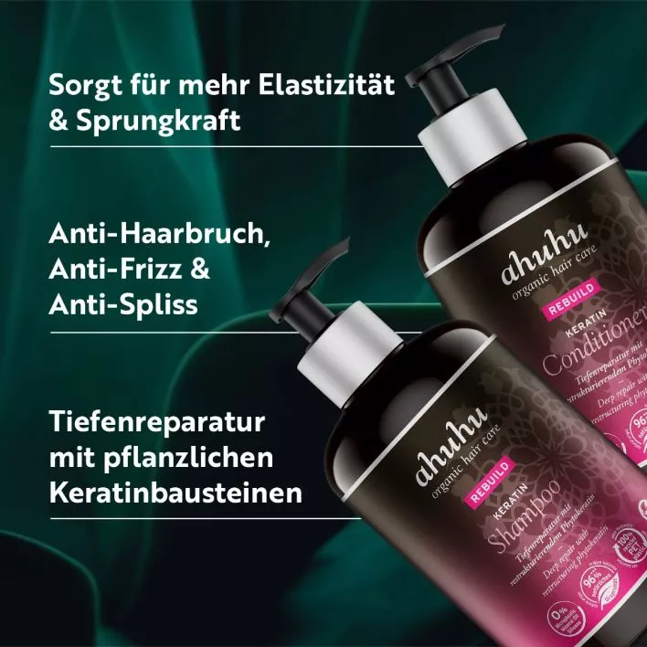 REBUILD Keratin Aufbau-Pflege für strapaziertes Haar 2-teilig