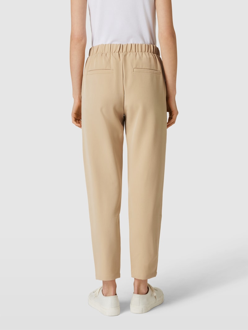 Hose mit seitlichen Eingrifftaschen Modell 'SOFJA' in beige