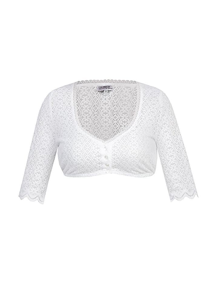 MarJo Dirndlbluse ISI-MARIA in offwhite günstig kaufen