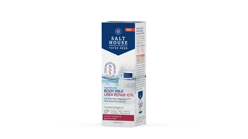 SALTHOUSE Totes Meer Therapie Body Milk Urea Repair 10% 200 ml