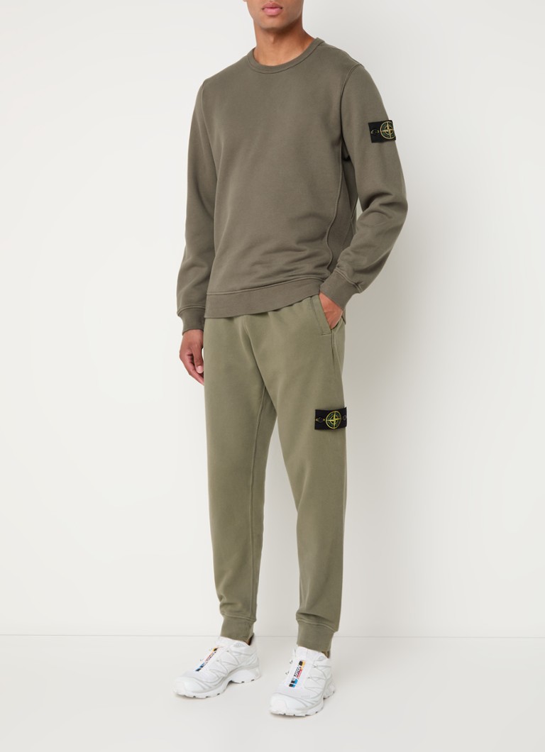 Pantaloni de trening Stone Island 08835 Slim Fit cu logo