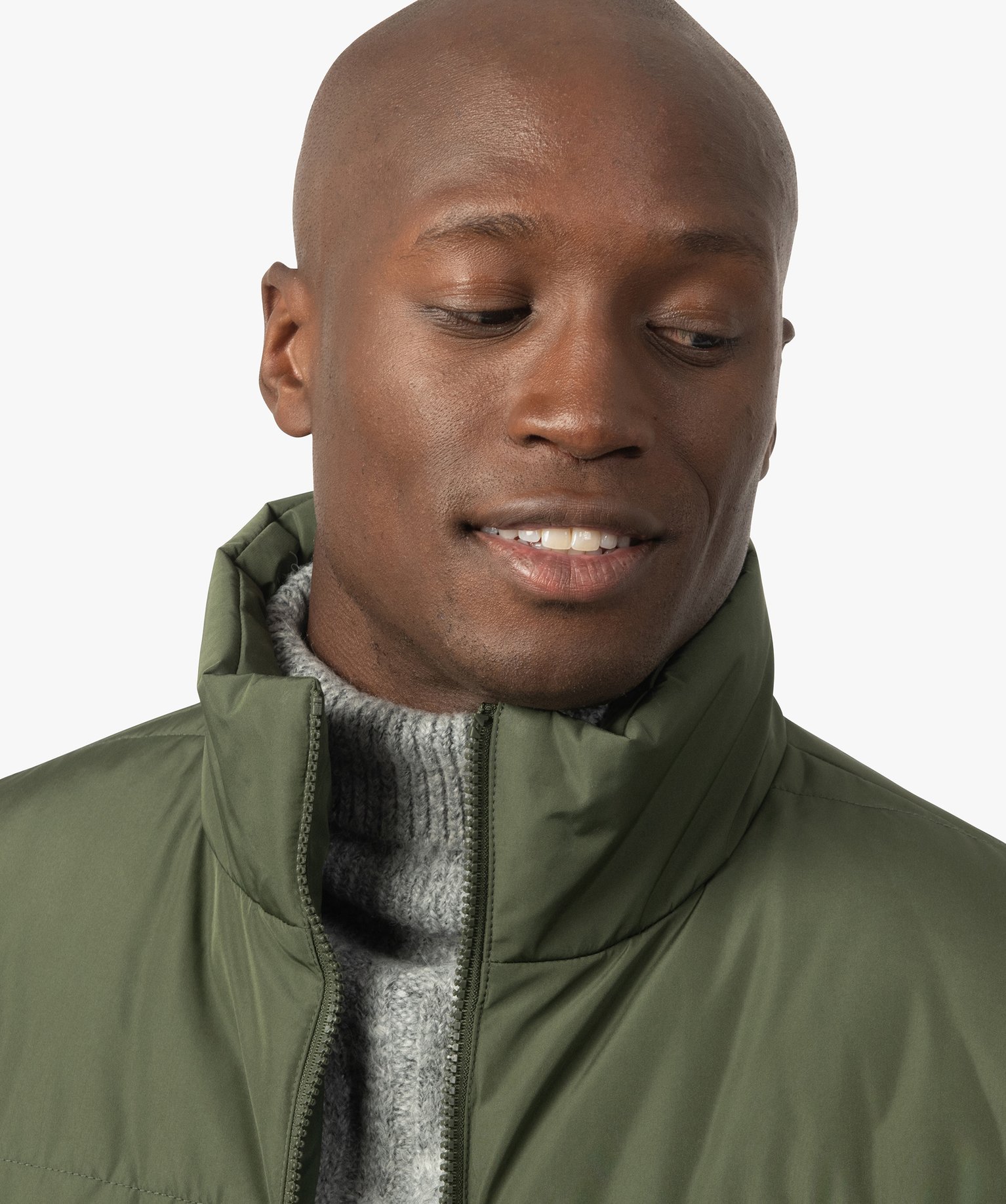 Blouson matelassé homme avec col montant | GEMO