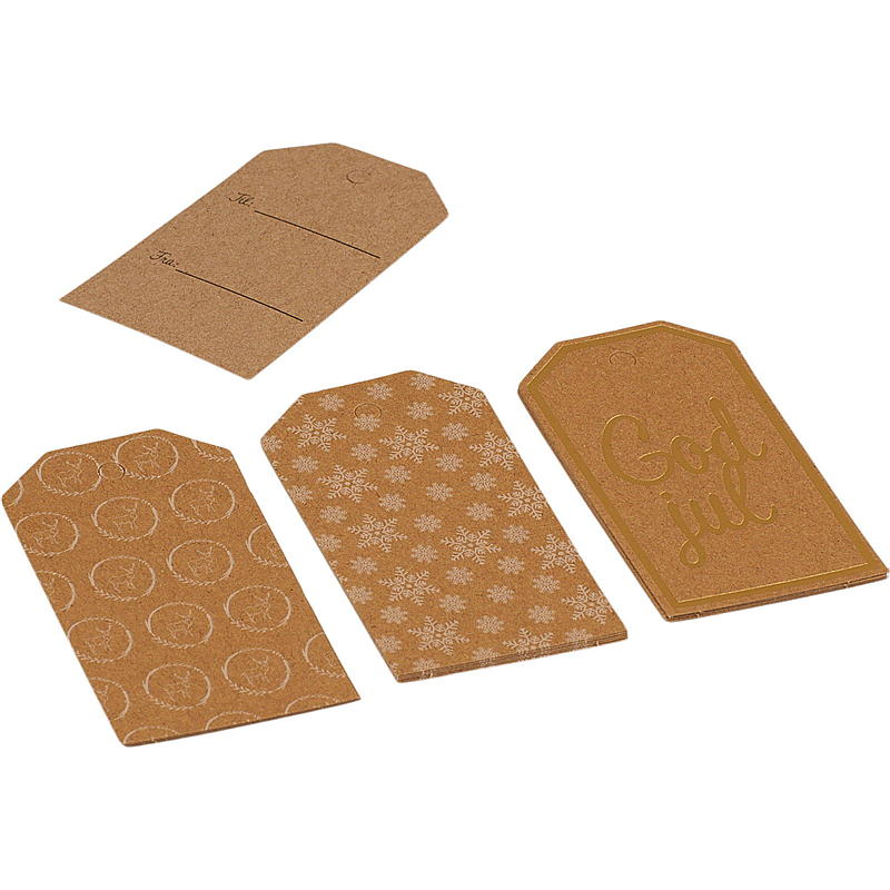 Home Gavemerkelapp 15-pk nisse Kraft