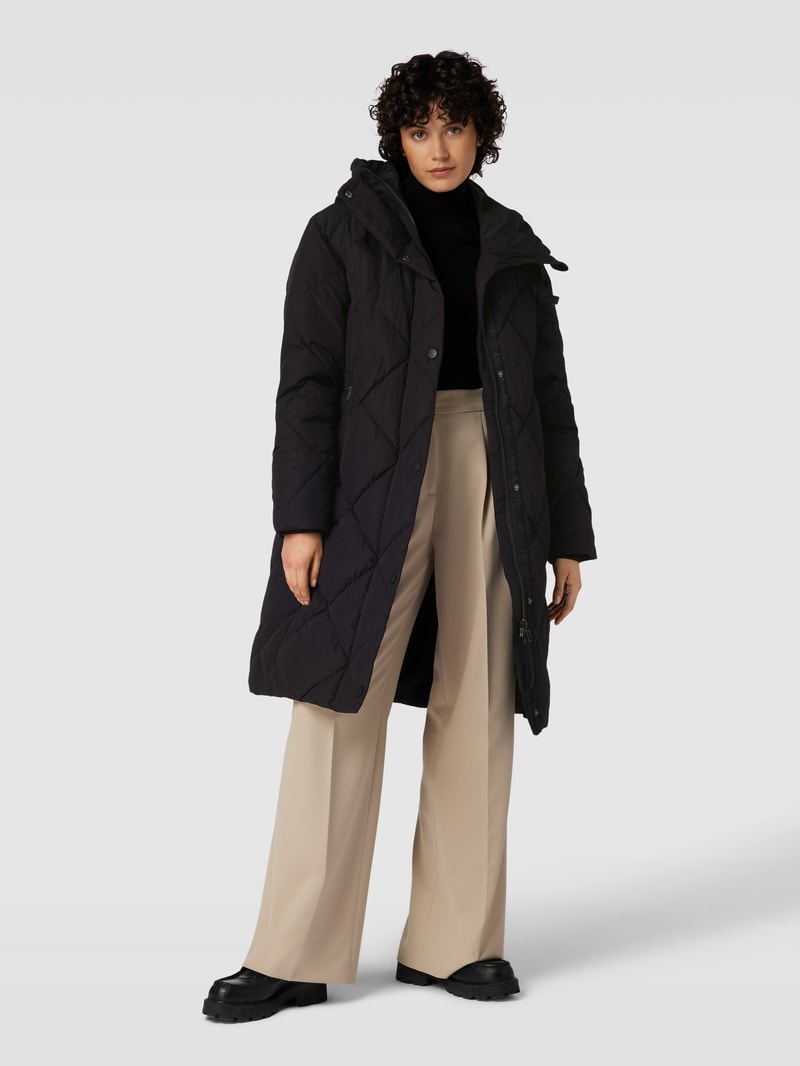 Parka mit Kapuze Modell 'TORUN' in schwarz