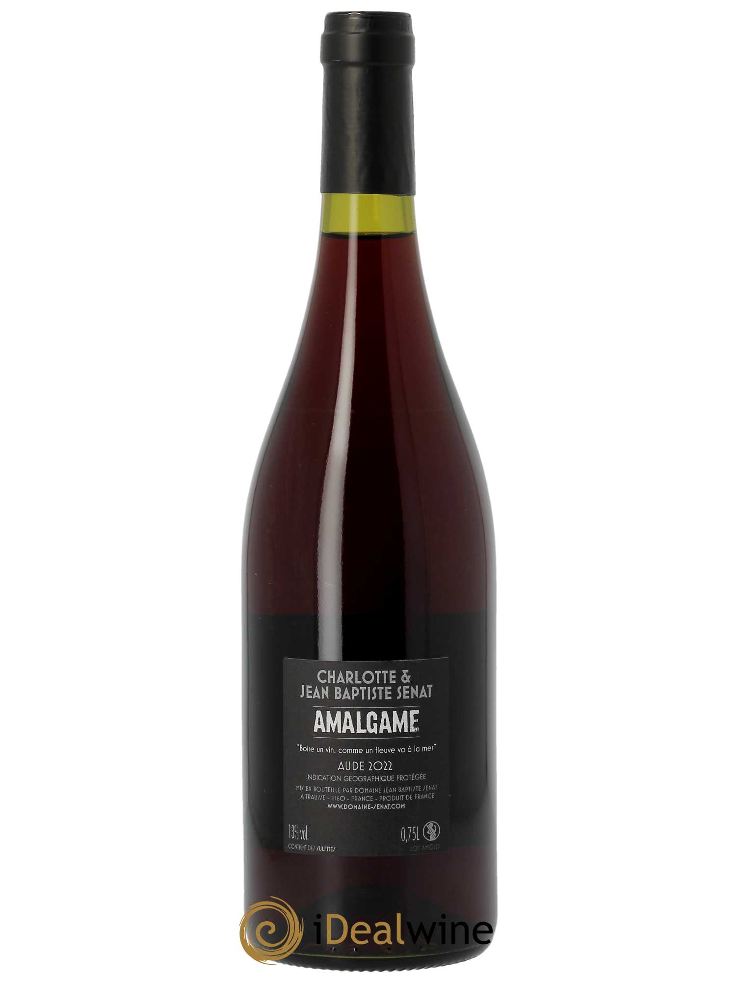 IGP Aude Amalgame Jean-Baptiste Sénat  2022 - Lot de 1 Bouteille