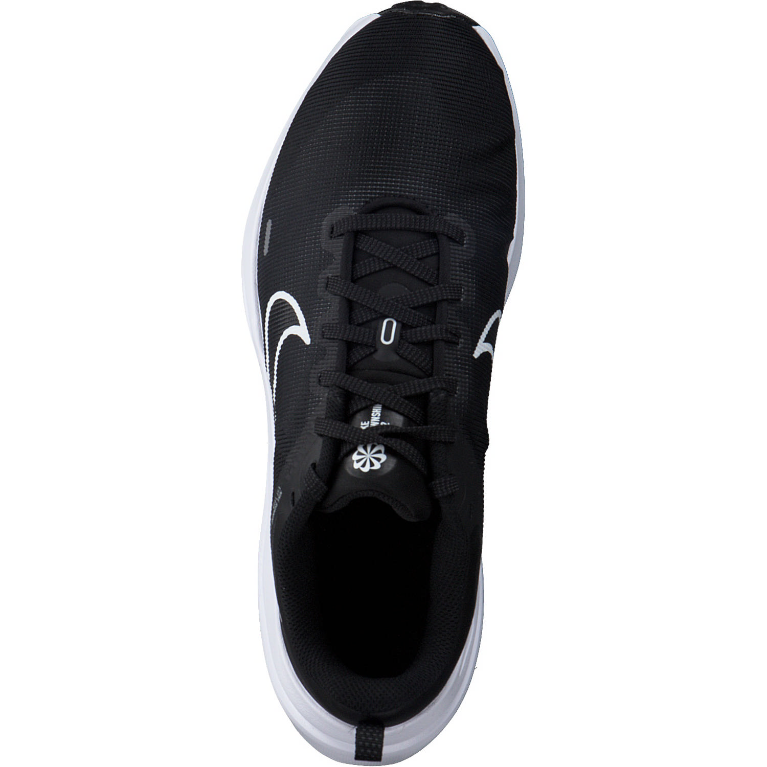 Nike Downshifter 12 DD9294, Sneakers Low, Damen, black/white-smoke grey-platinu