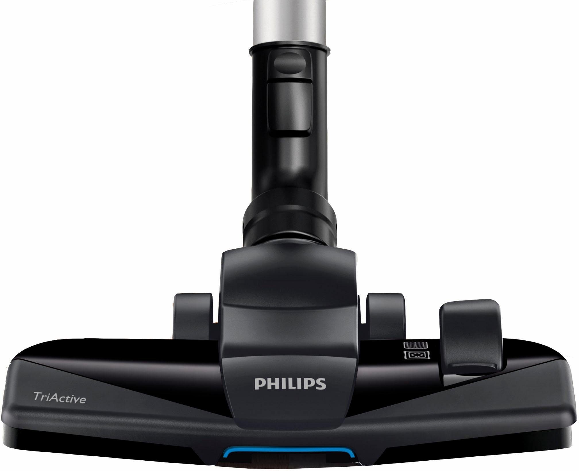 Philips Bodenstaubsauger FC9331/09, 900 W, beutellos, mit 1,5 l Fasungsvermögen und Tri-Active-Düse