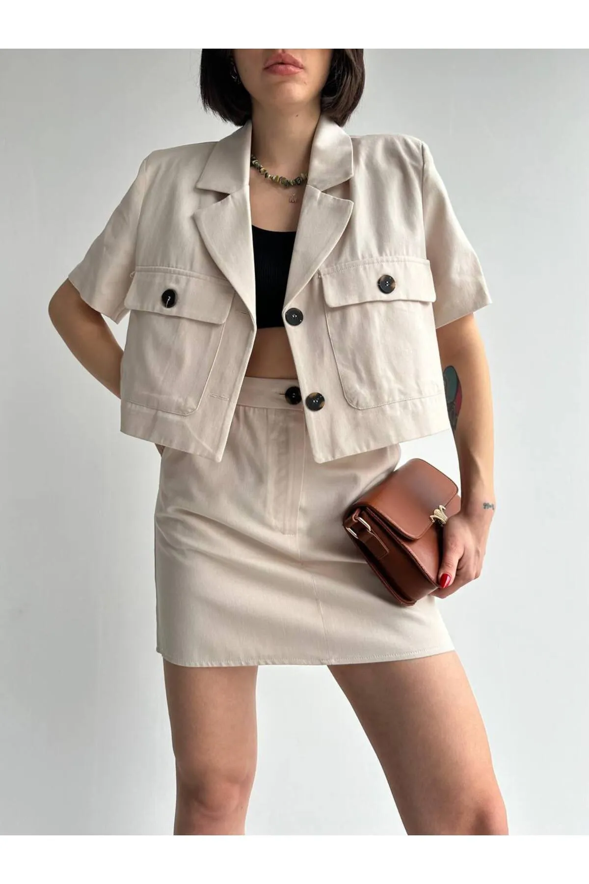 Laluvia  Zweiteiler - Grau - Regular Fit