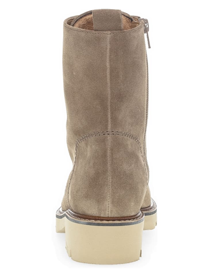Gabor Leder-Boots in Beige günstig kaufen