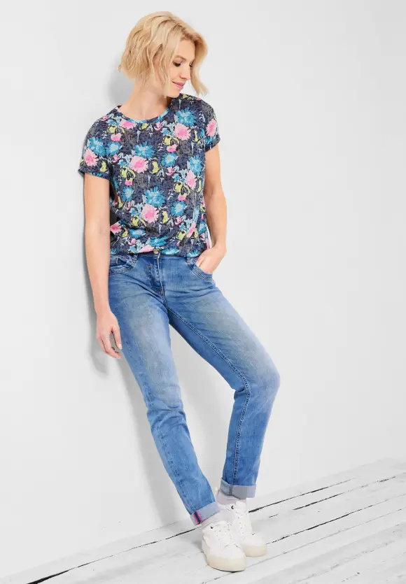 CECIL T-Shirt mit Alloverprint