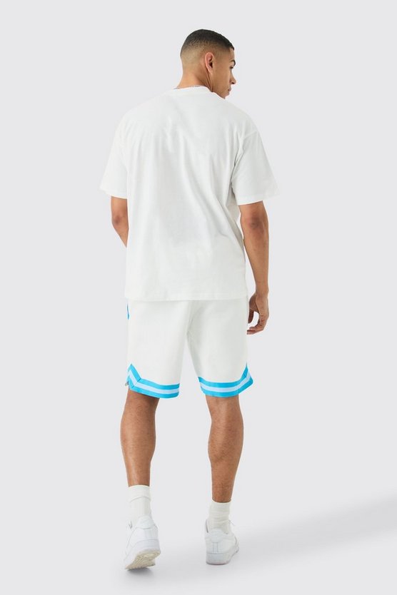 Oversized Ofcl Basketball T-shirt And Short Set
