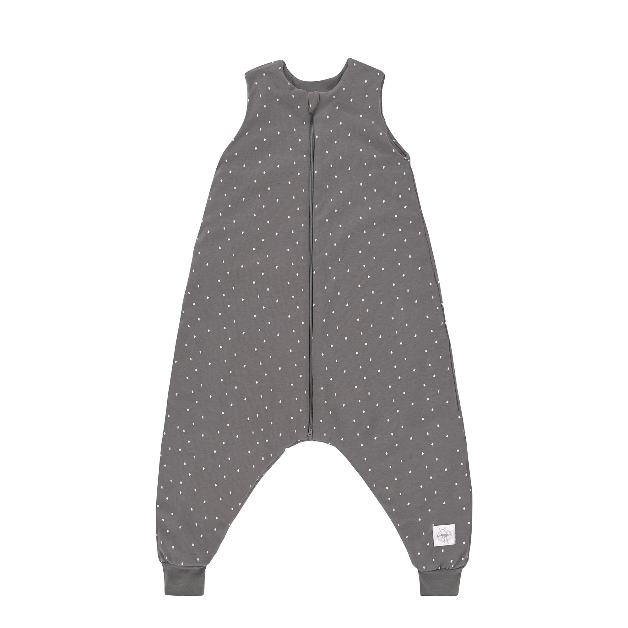 Kinder Schlafoverall 2,5 TOG, Spots, Anthrazit