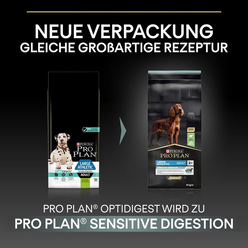 PURINA PRO PLAN Large Adult Athletic Lamm & Reis Sensitive Digestion