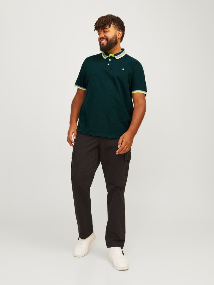JACK & JONES PLUS Poloshirt in Deep Teal günstig kaufen