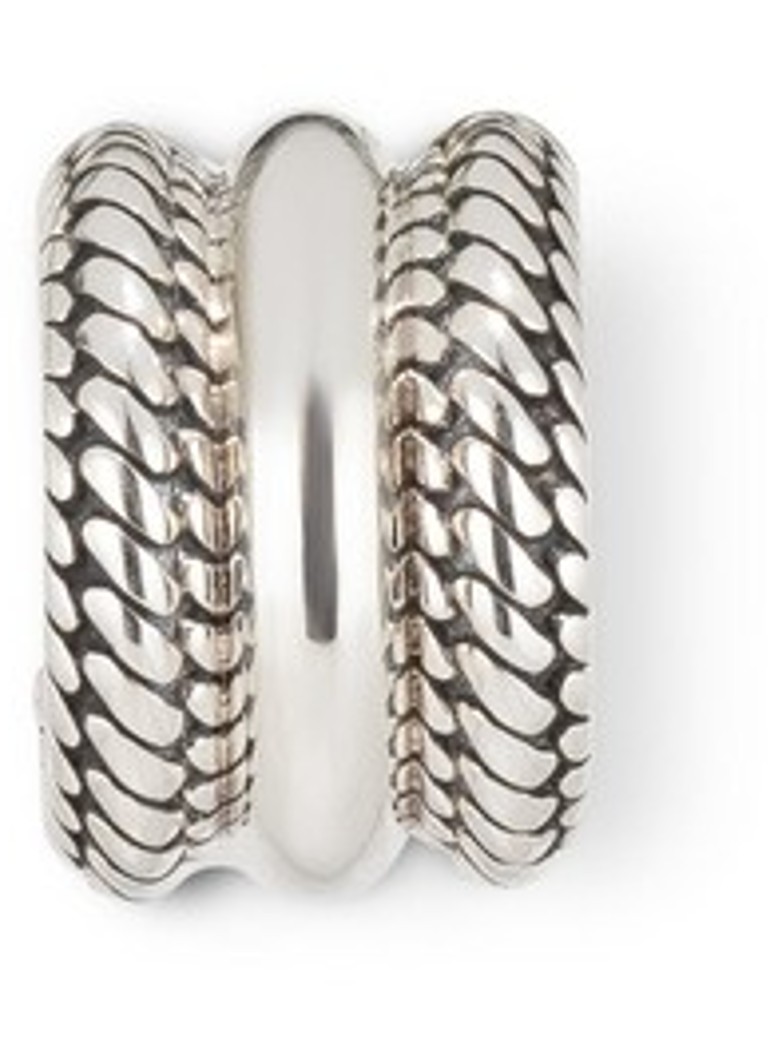 Buddha to Buddha Ben Triple single silver stud earring