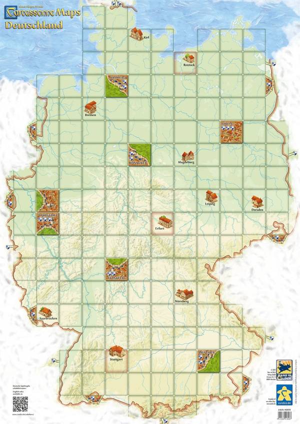 Carcassonne Maps: Deutschland (Erw.)