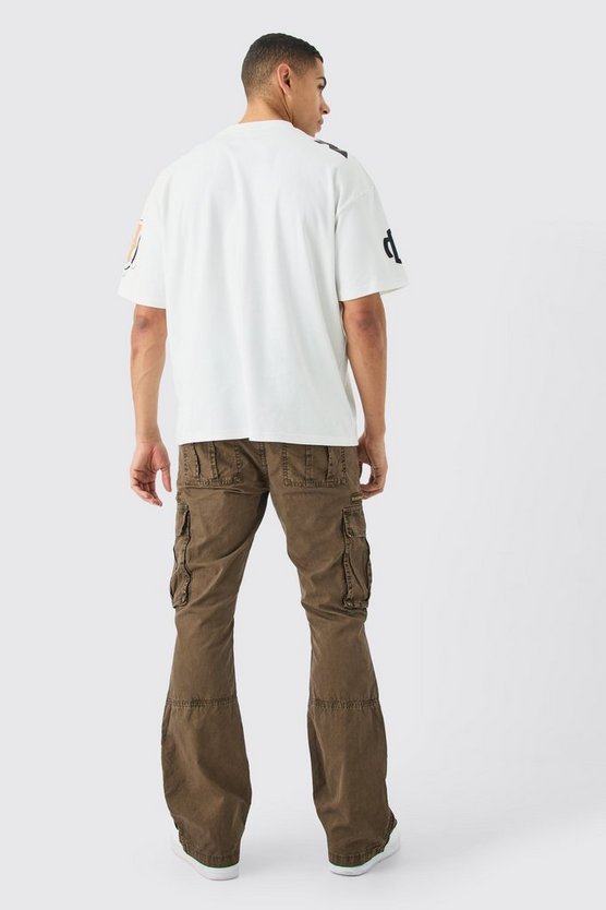 Oversize T-Shirt mit Dark Tropics Print