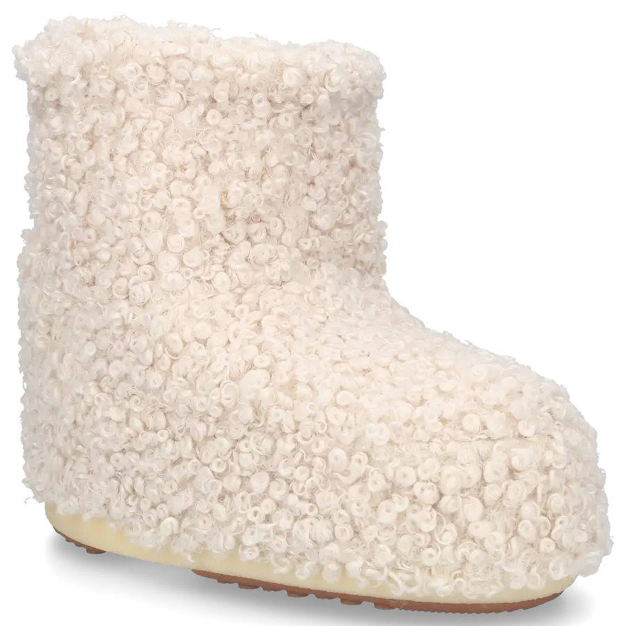 MOON BOOT - Snowboots ICON LOW Kunstfell - beige