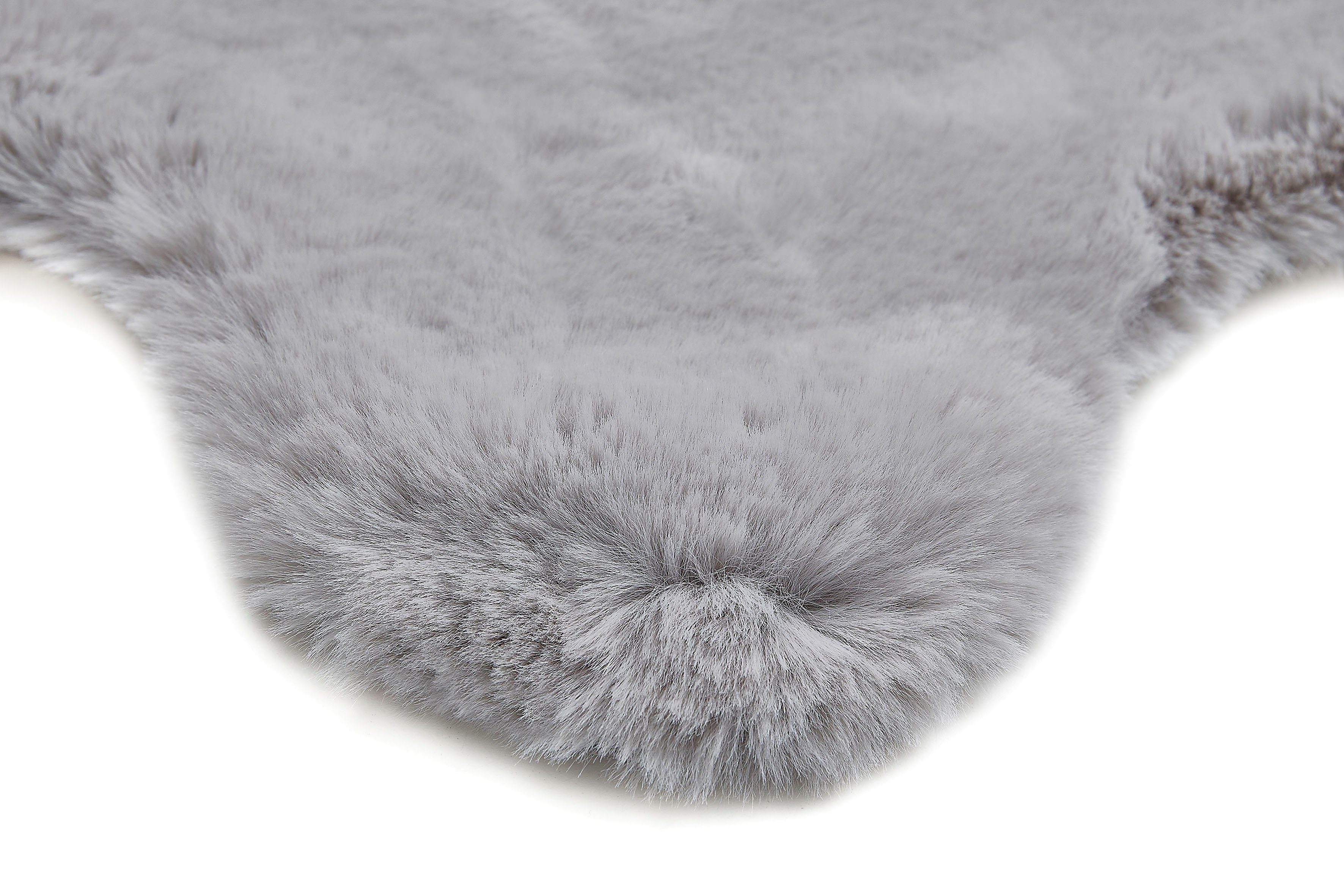 Fellteppich Novara, LUXOR living, fellförmig, Höhe: 30 mm, Kunstfell, Kaninchenfell-Haptik, besonders weicher Hochflor, waschbar