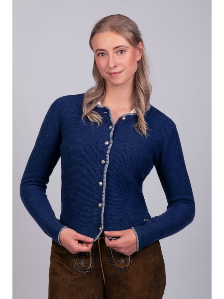 Edelnice Edelnice Strickjacke Mona königsblau in blau günstig kaufen