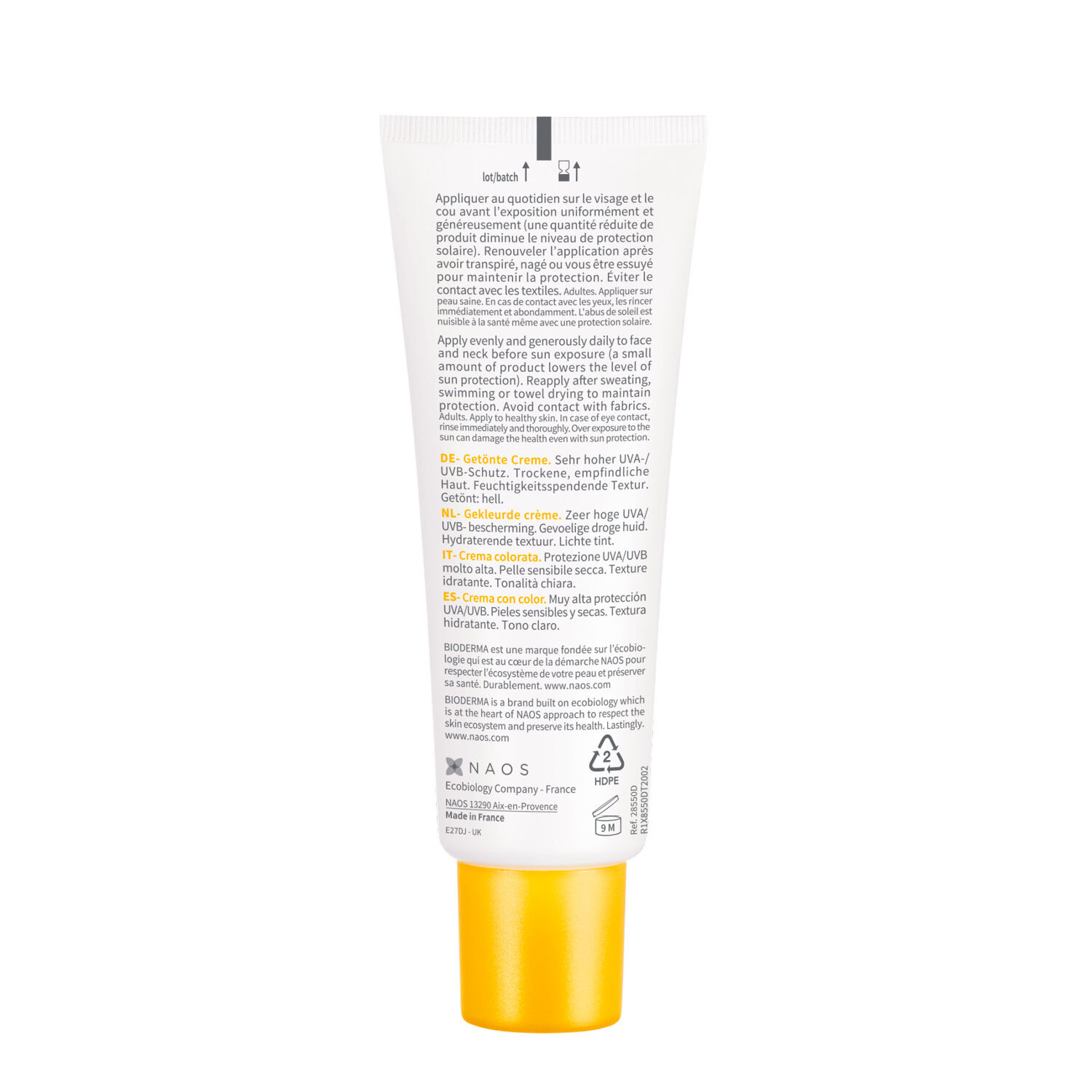 Bioderma Photoderm Crème Hydratante Teintée - Peaux Sensibles - SPF50+ 40 ml