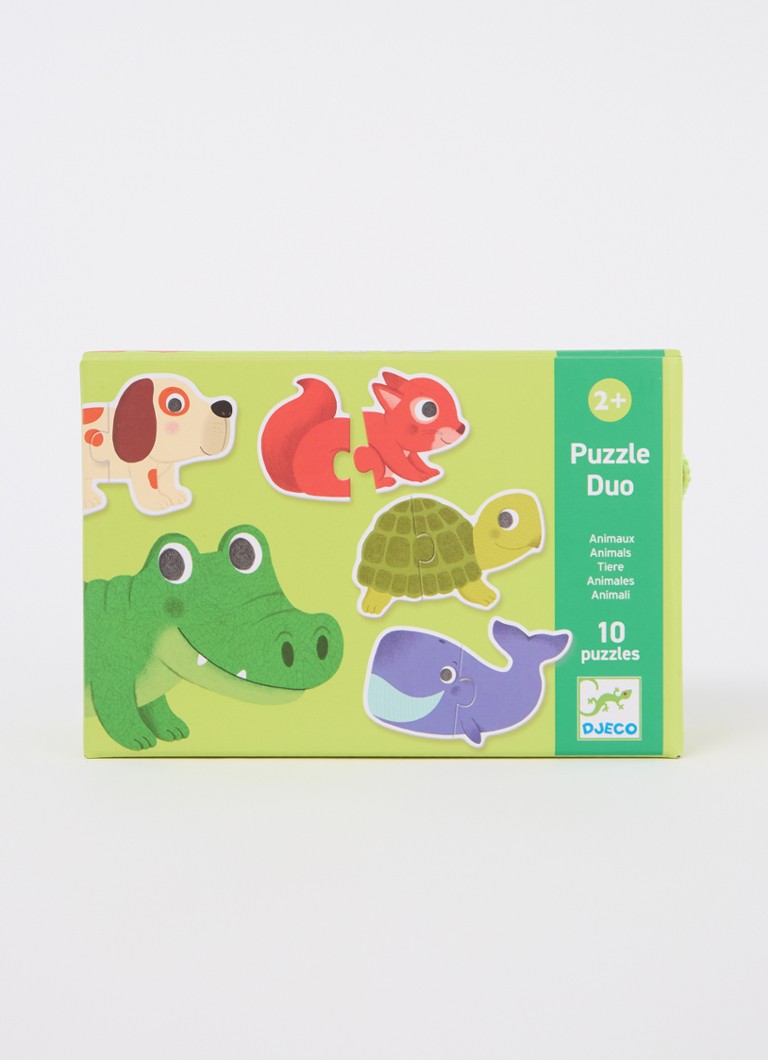 Puzzle Djeco Animals Duo 10 x 2 piese