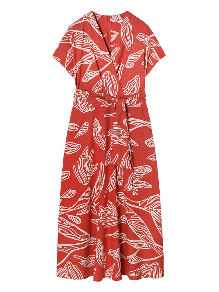 TATUUM Kleid in Weiß/ Rot günstig kaufen