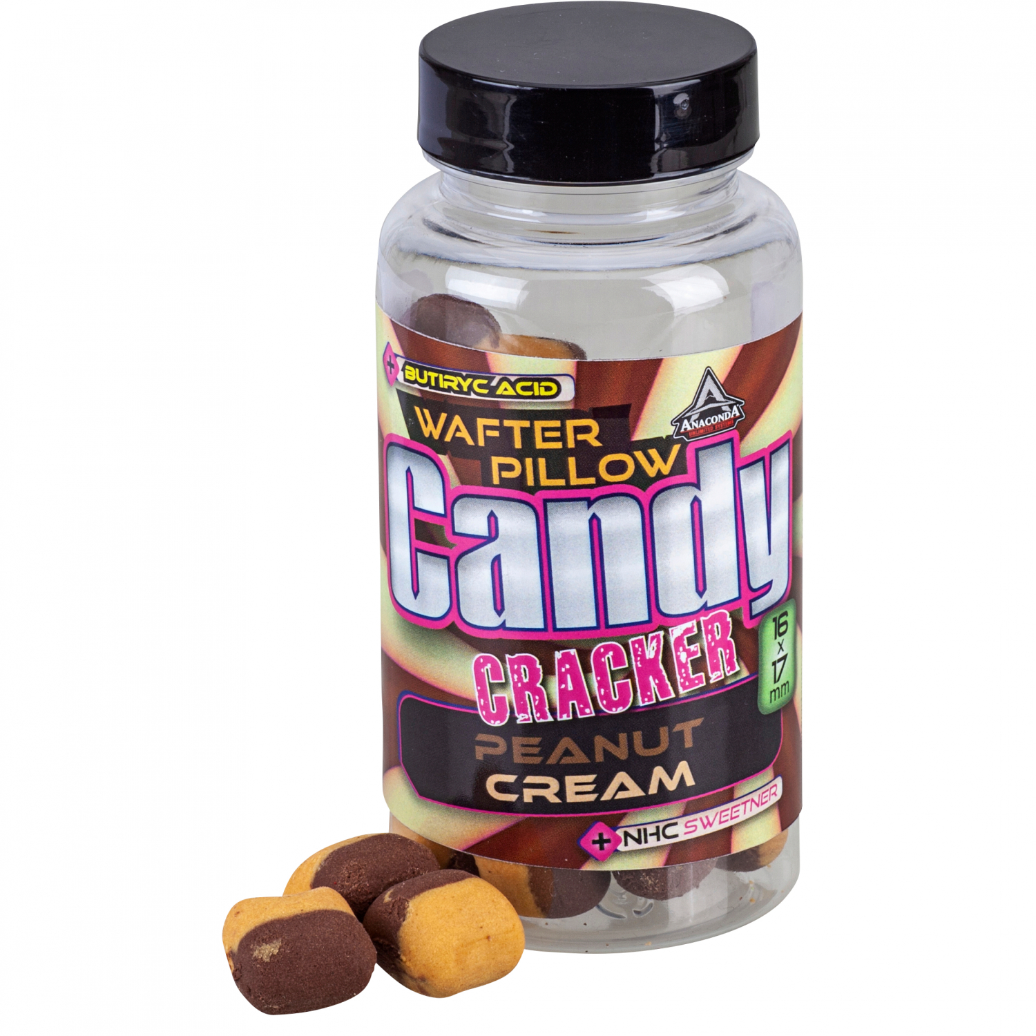 Anaconda Candy Cracker Wafter Pillow (Peanut/Creme)