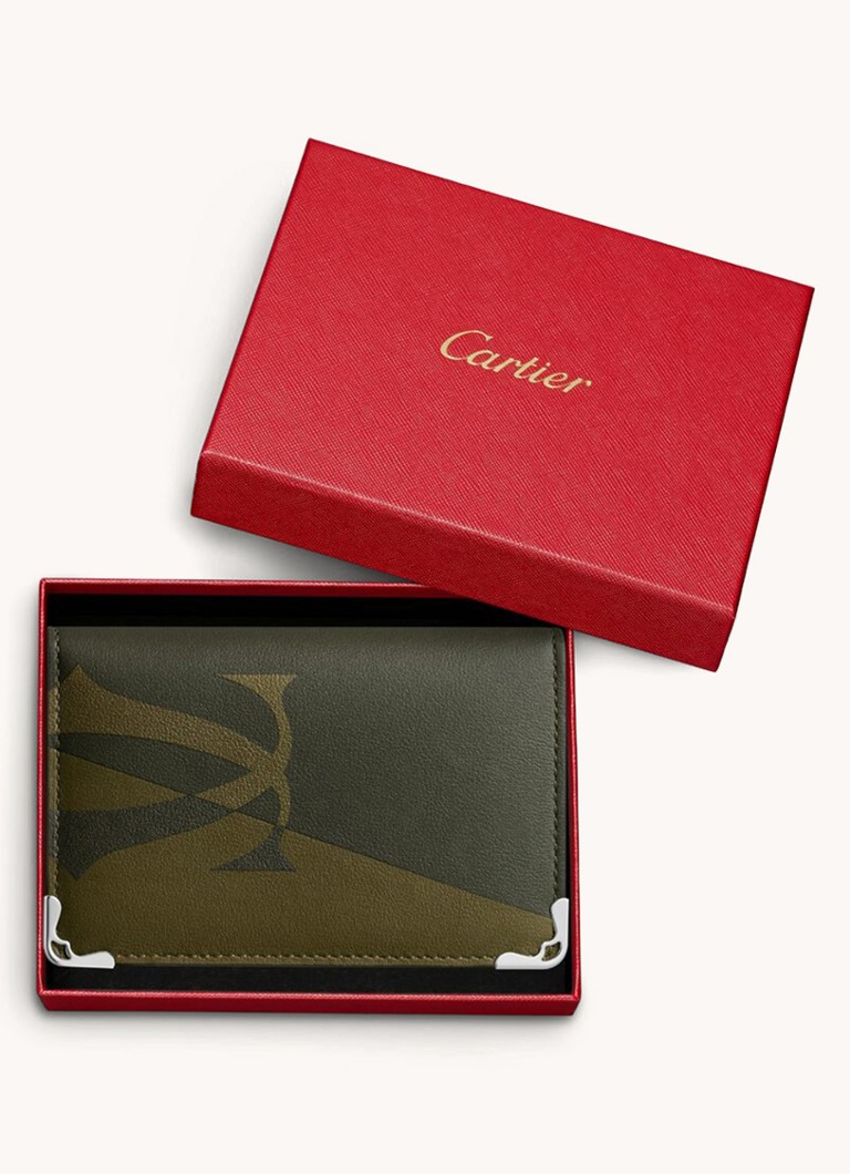 Porte-cartes Cartier Must de Cartier Cubano XL en cuir de veau