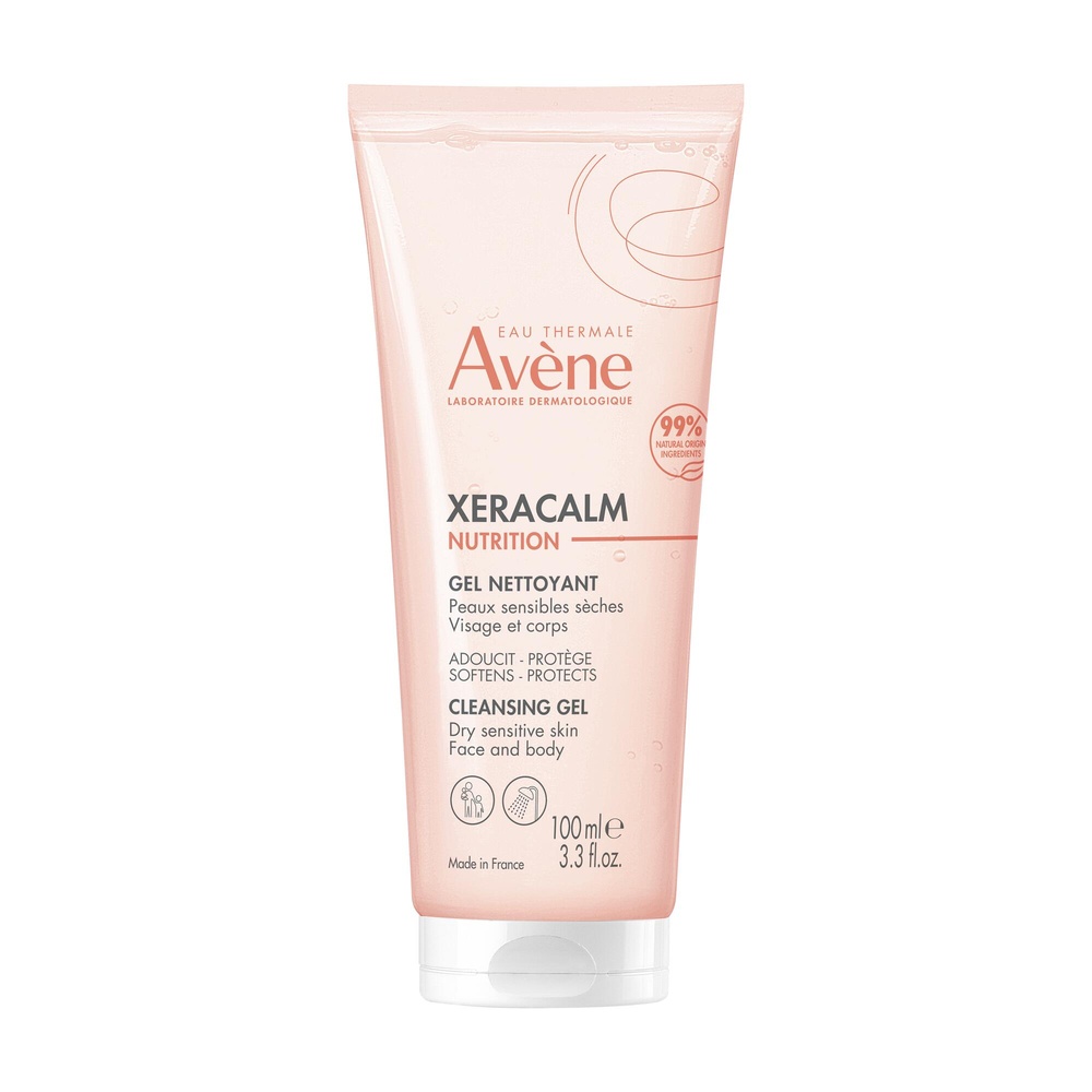 Avène Xéracalm Nutrition - Hygiène Gel Nettoya nt nutrifluide 100ml Gel Nettoyant