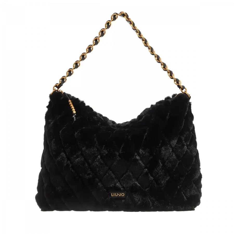 LIU JO - Liu Jo Shoulder Bags Metallkette Black - schwarz