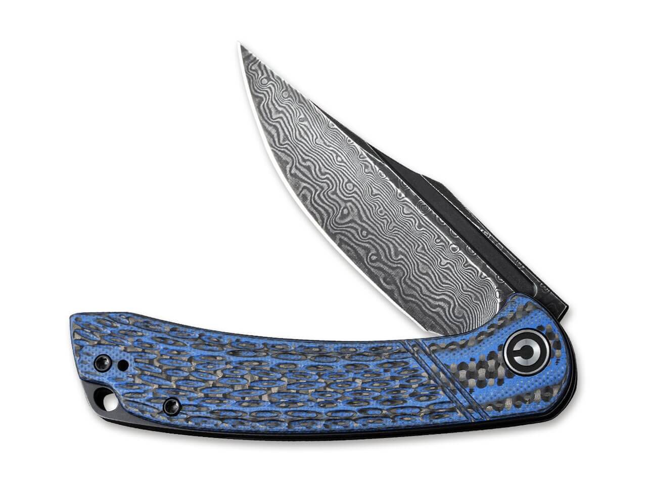 Dogma Damascus Carbon Blue