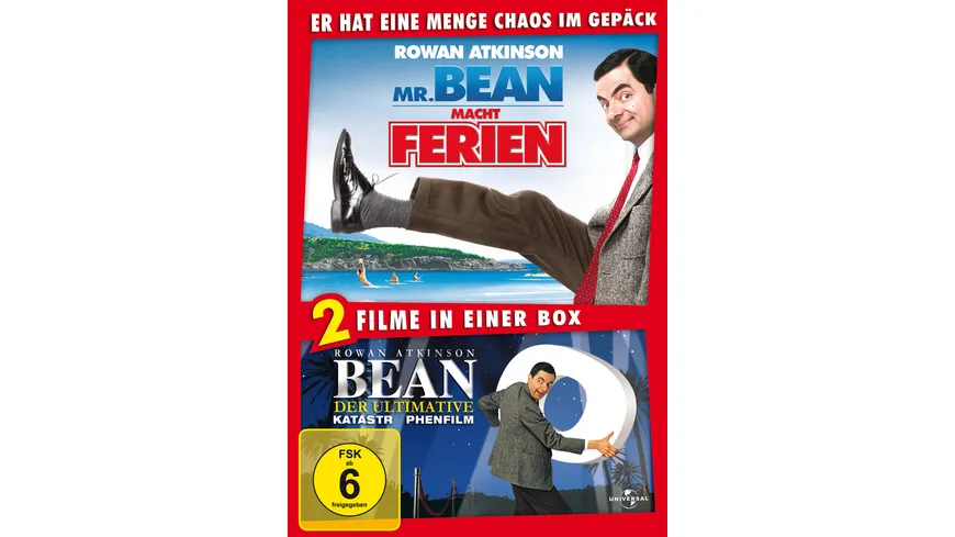Mr. Bean macht Ferien / Bean - Der ultimative Katastrophenfilm  [2 DVDs]