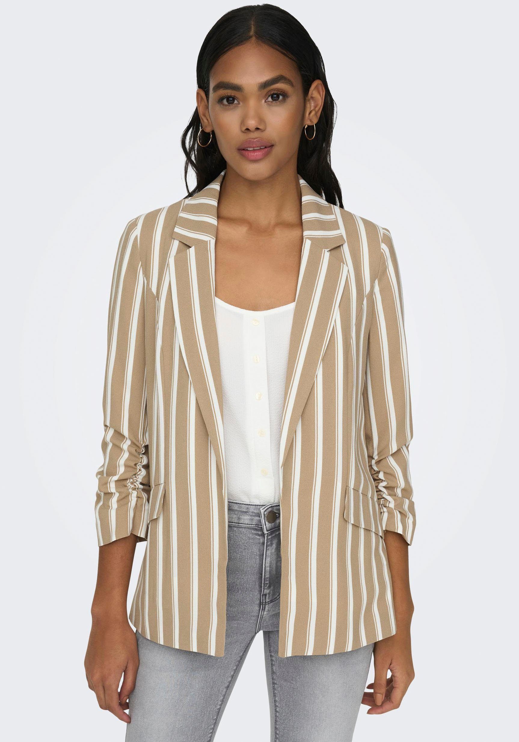 ONLY Longblazer ONLDIANA-LOWA 3/4 STRIPE BLAZER CC TLR