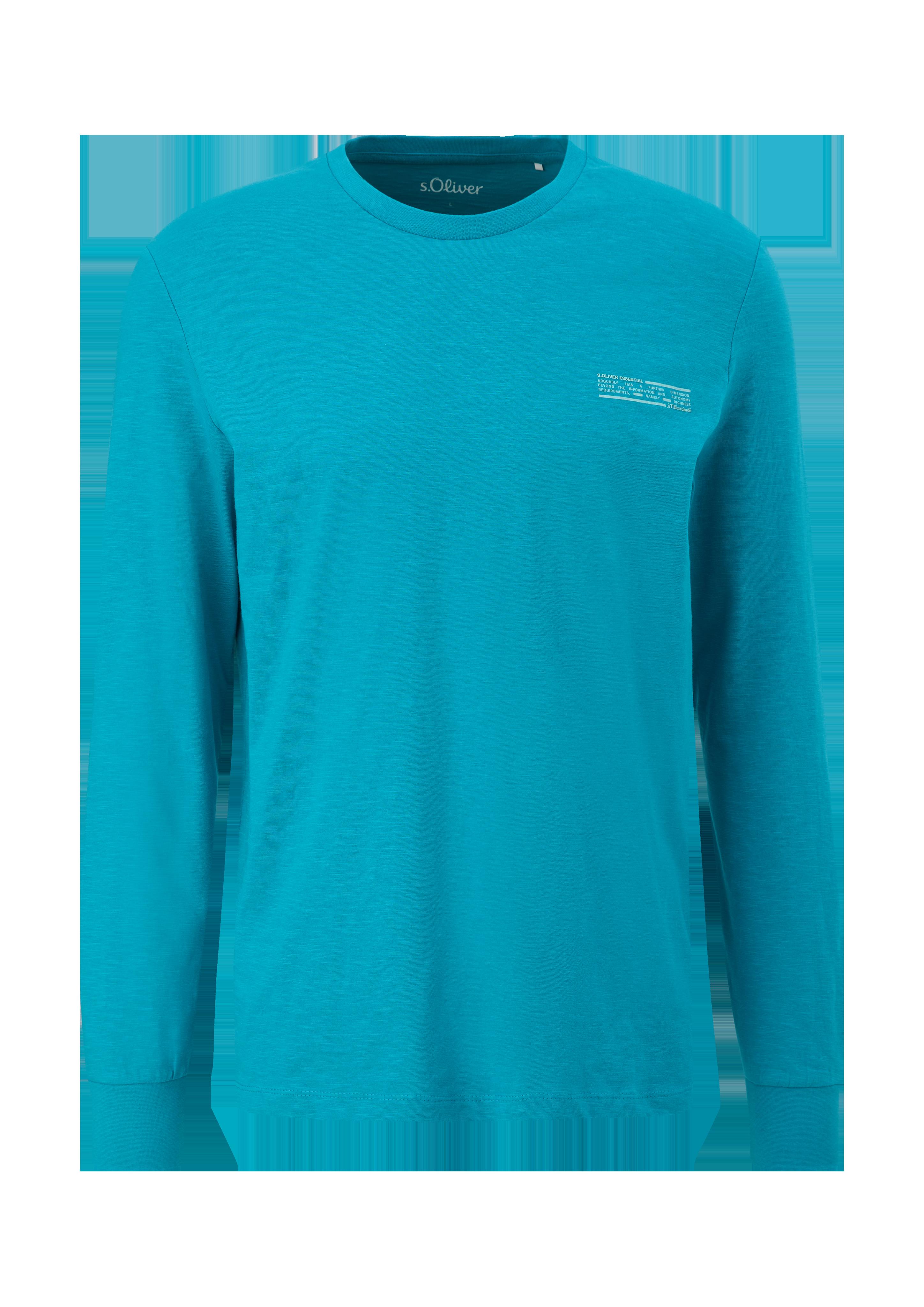 Longsleeve mit Flammgarnstruktur  2129418-6376