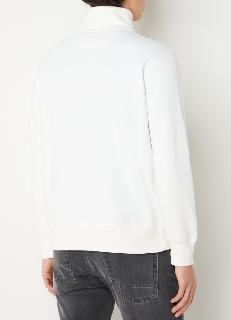 Gant sweater with half zip and logo