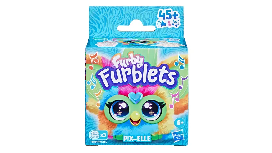 Hasbro - Furby Furblets Mini elektronisches Plüschspielzeug, 1 Stück, sortiert