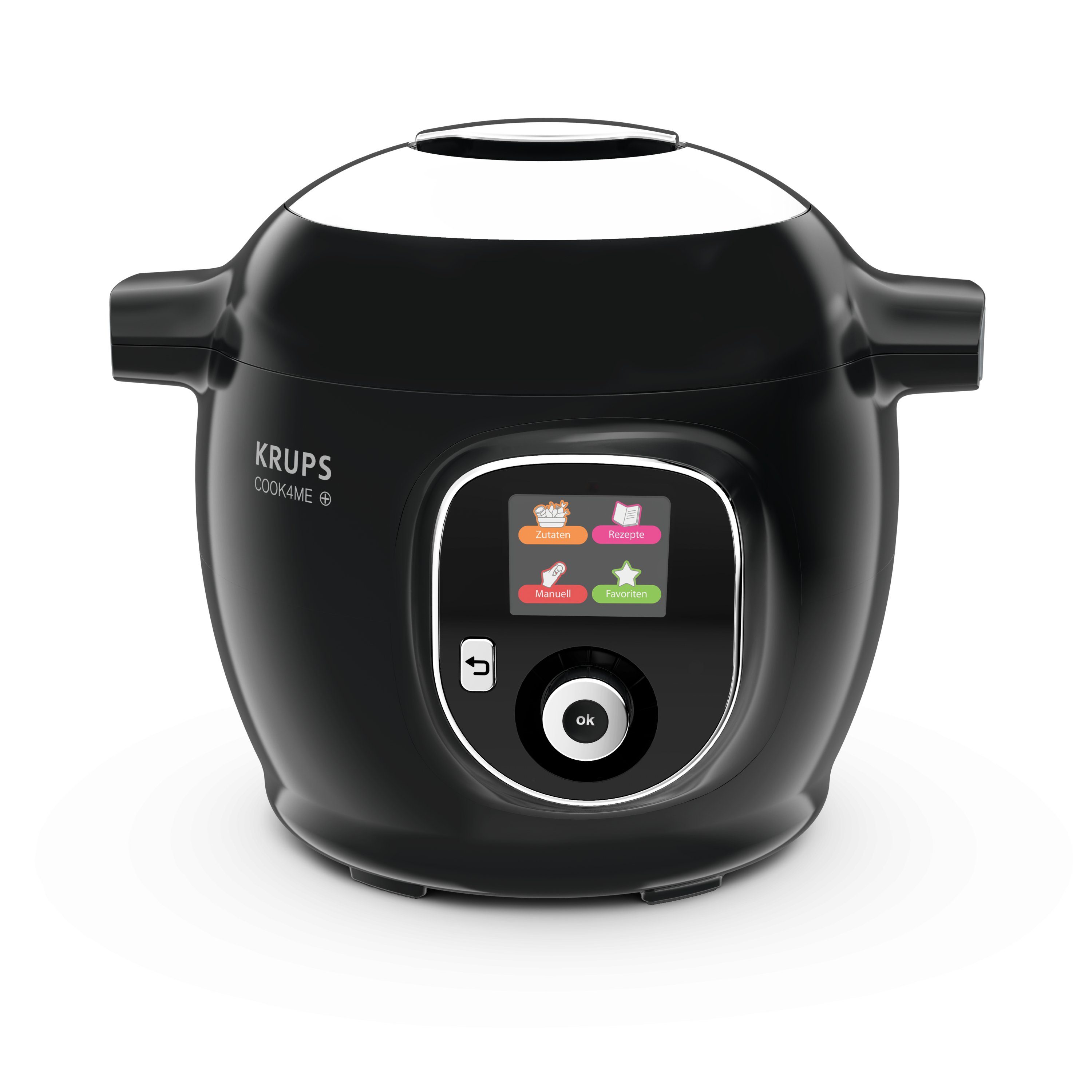 Krups Multikocher Multikocher Cook4me+ Gourmet CZ7128, 1600 W, 6,00 l Schüssel, 150 vorinstallierten Rezepten, Antihaft Kochbehälter