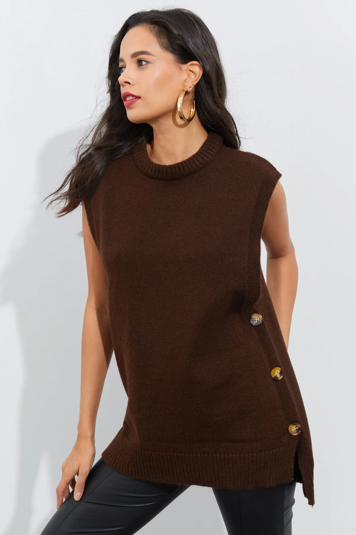Cool & Sexy  Tunika - Braun - Regular Fit