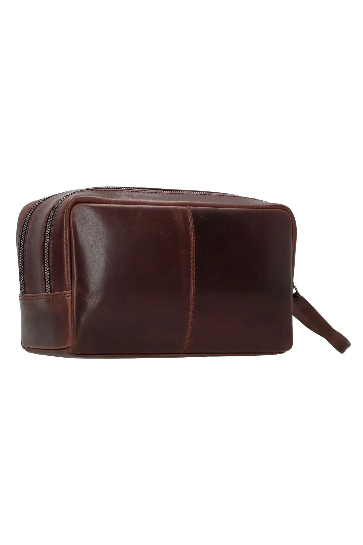 BUGATTI  25 cm breiter Romano Kulturbeutel Leder