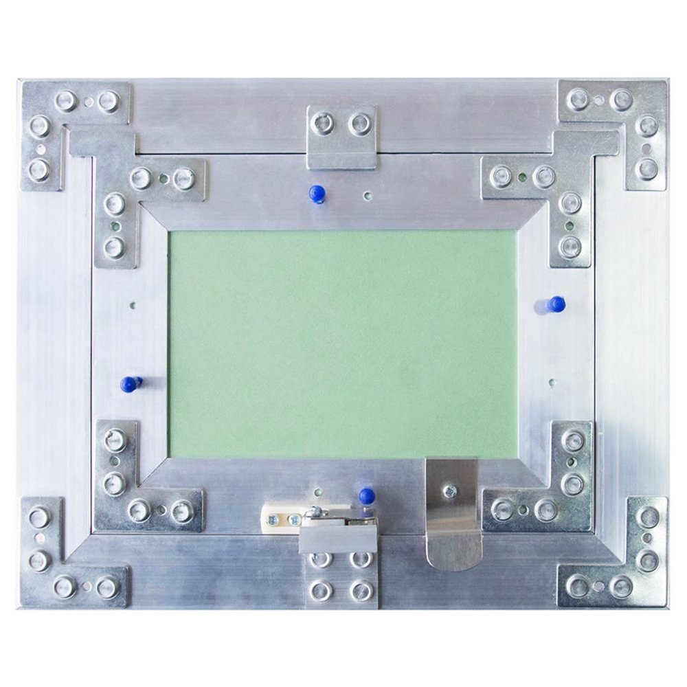Melko Revisionsklappe Revisionsklappe Revisionstür Wartungsklappe Grün Gipskarton Aluminium (Stück), Feuchtraumgeeignet - Witterungsbeständig