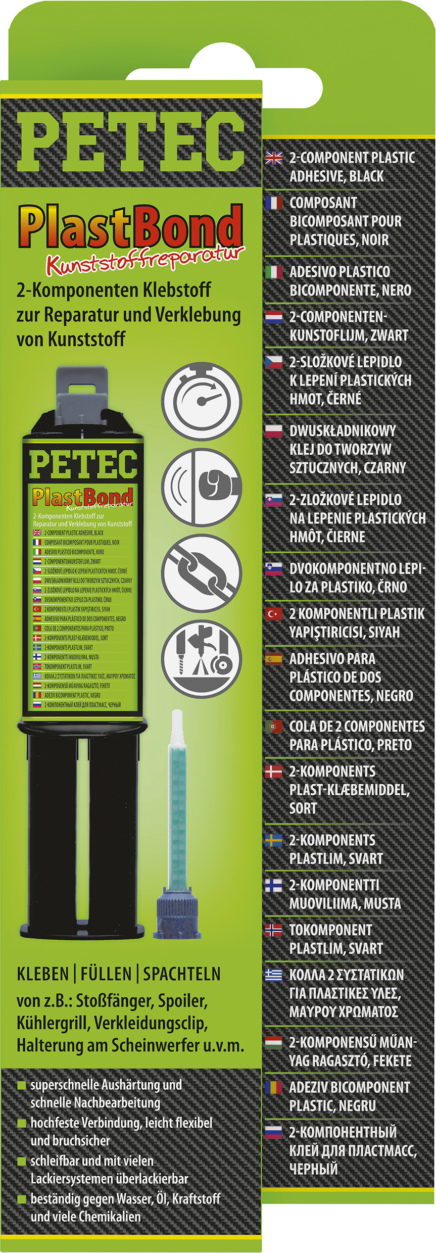 PlastBond, Zweikomponenten-Klebstoff, 24 ml, Petec - ATU