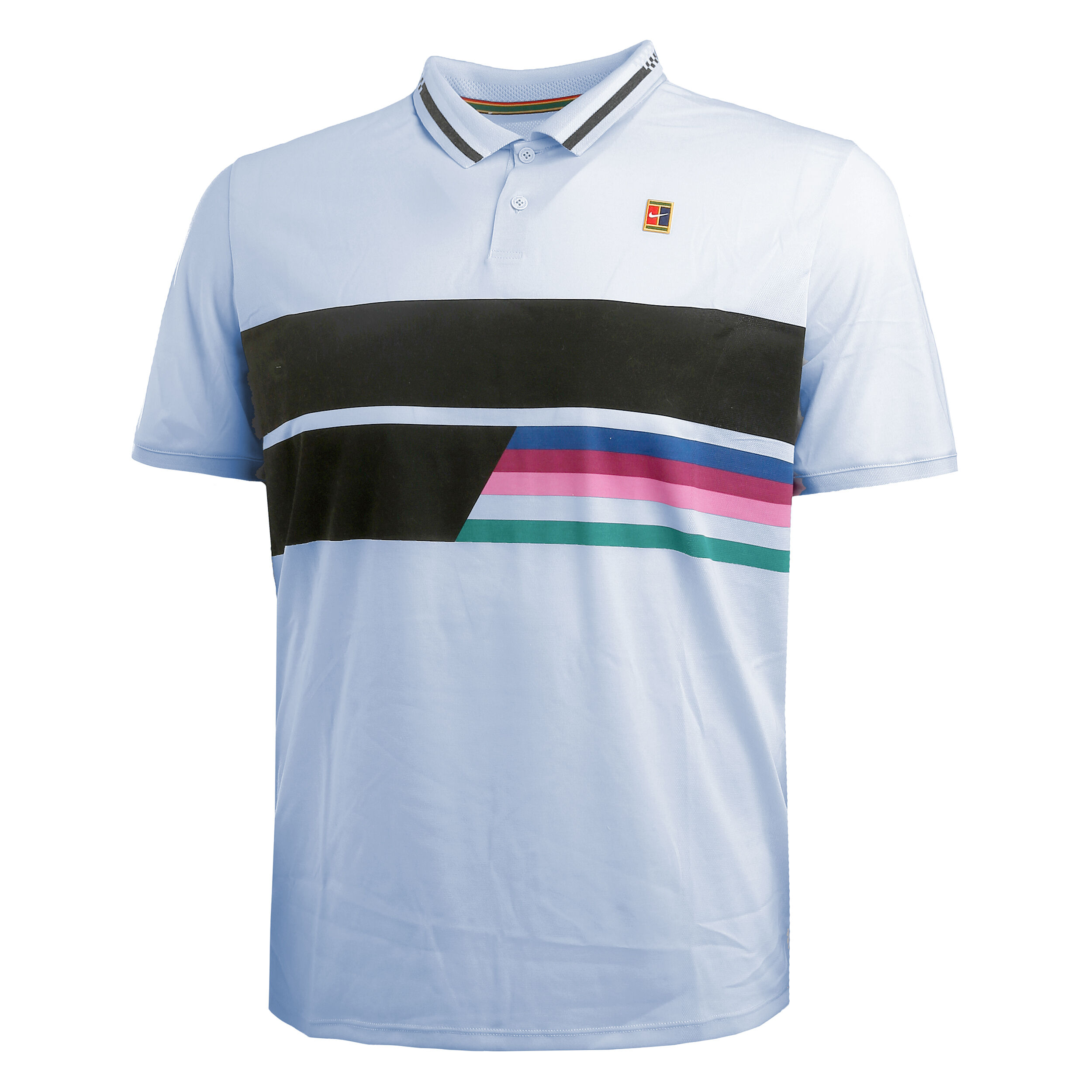 Advantage Polo Herren - Hellblau, Mehrfarbig